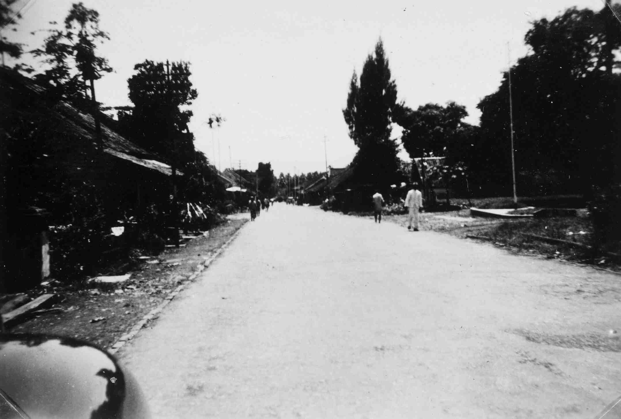 Verkeersweg: Batavia - Bandoeng, rond 1946