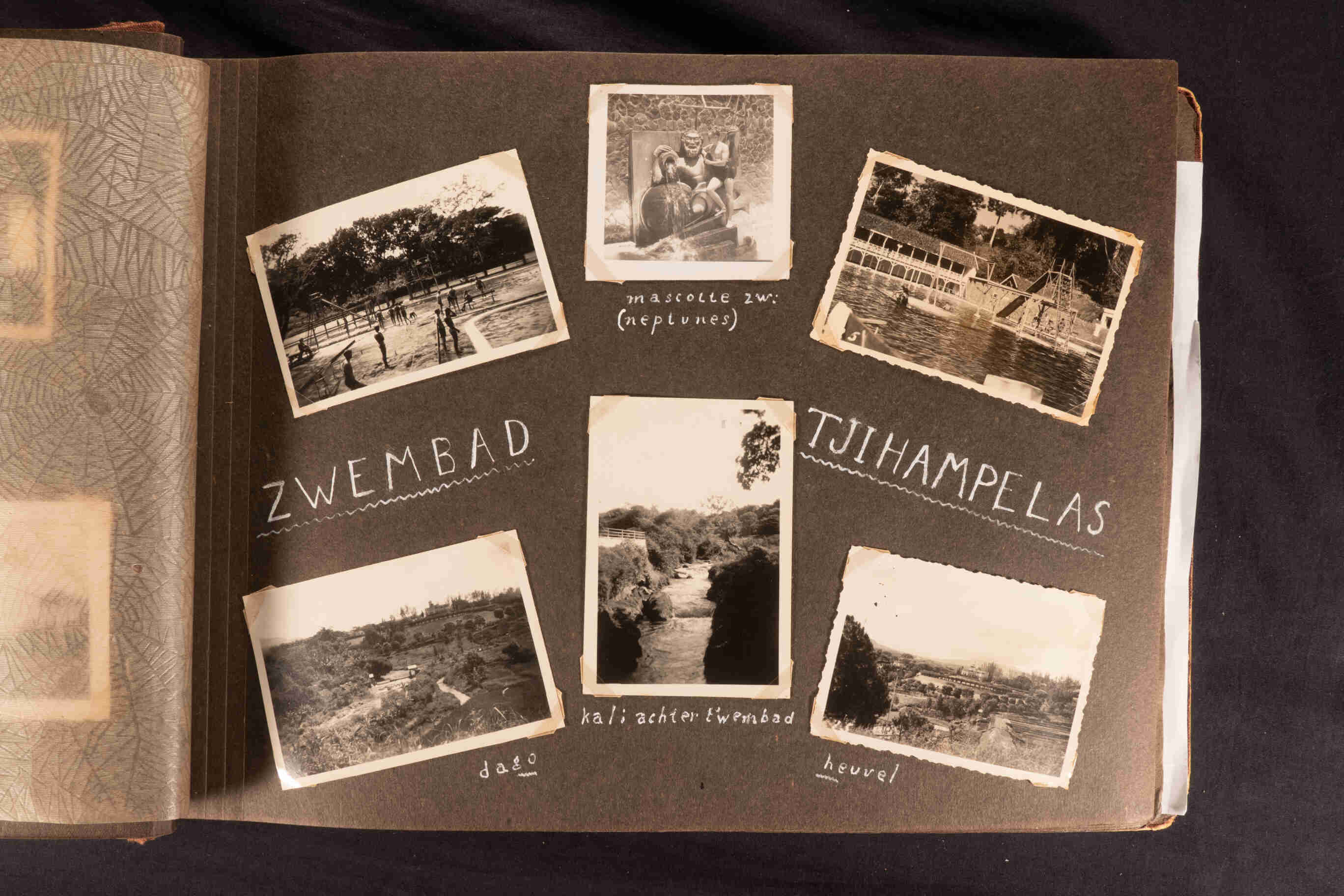 Zwembad Tjihampelas, rond 1946