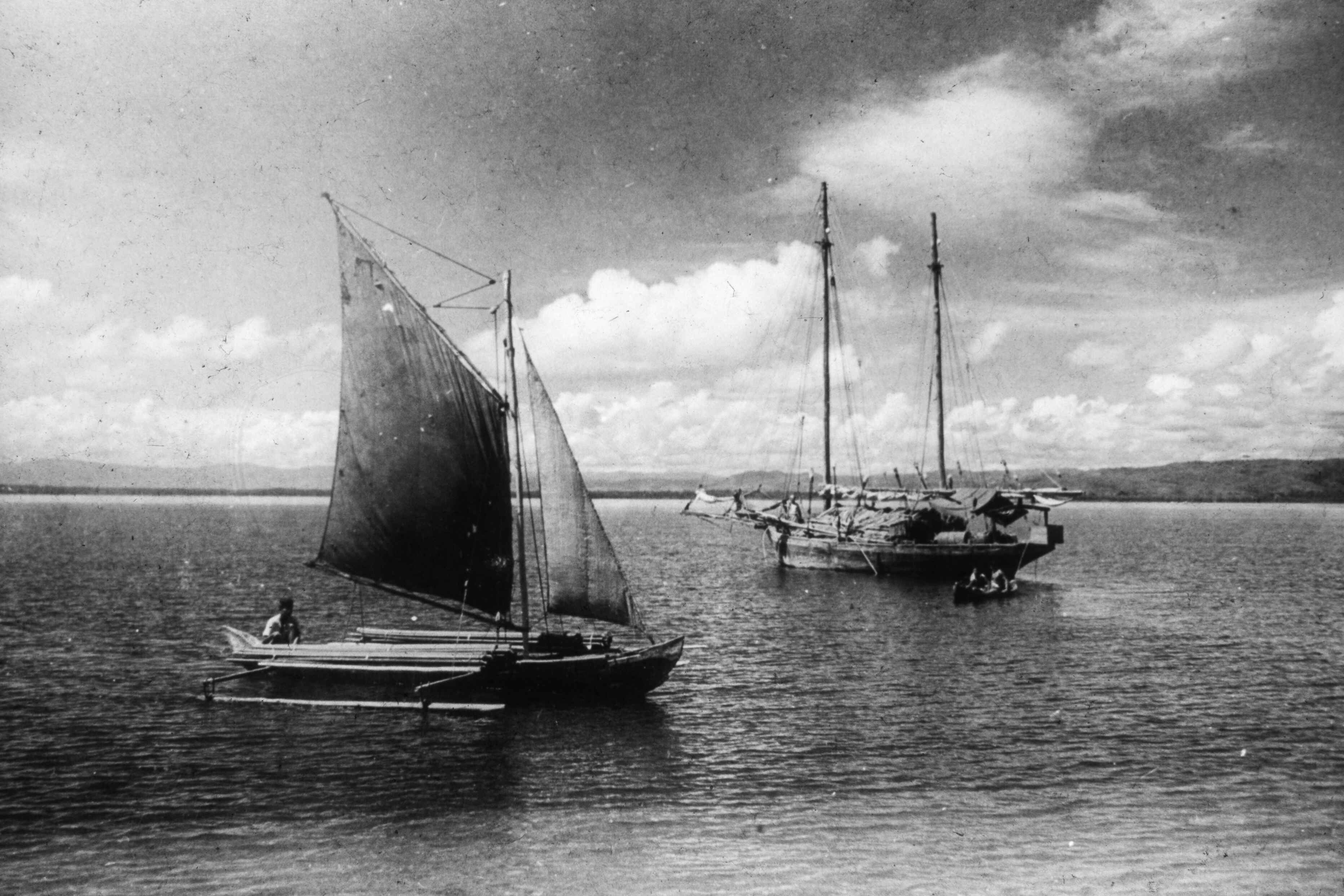 Zeilboten Ambon rond 1948