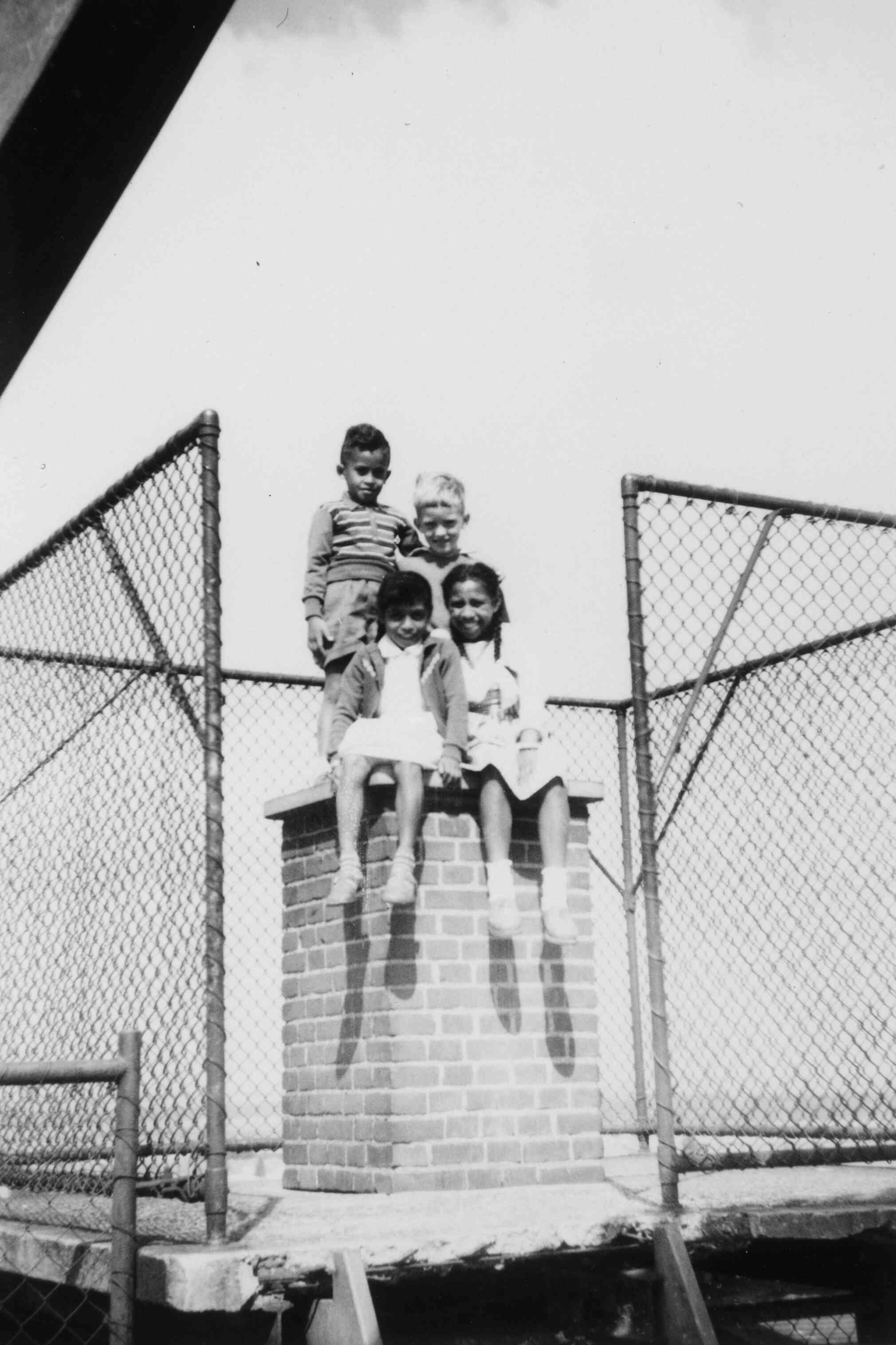 Ambonese kinderen in Leeuwarden, eind jaren 50